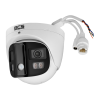 IP камера BCS-P-PEIP2X4FCR3L3-Ai1, Panoramic, 8MP, 2.8mm, IR+WhiteLight, Loudspeaker, ADC, SD, Mic, PoE